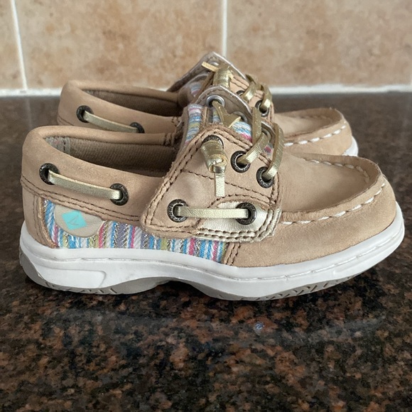 Sperry Top-Sider Ivyfish Jr. toddler girl’s size 6 boat shoes like new - Picture 2 of 9